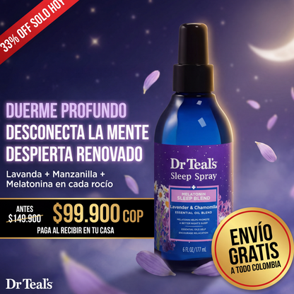 DreamMist™️ – Spray con Melatonina, Lavanda y Manzanilla ✅