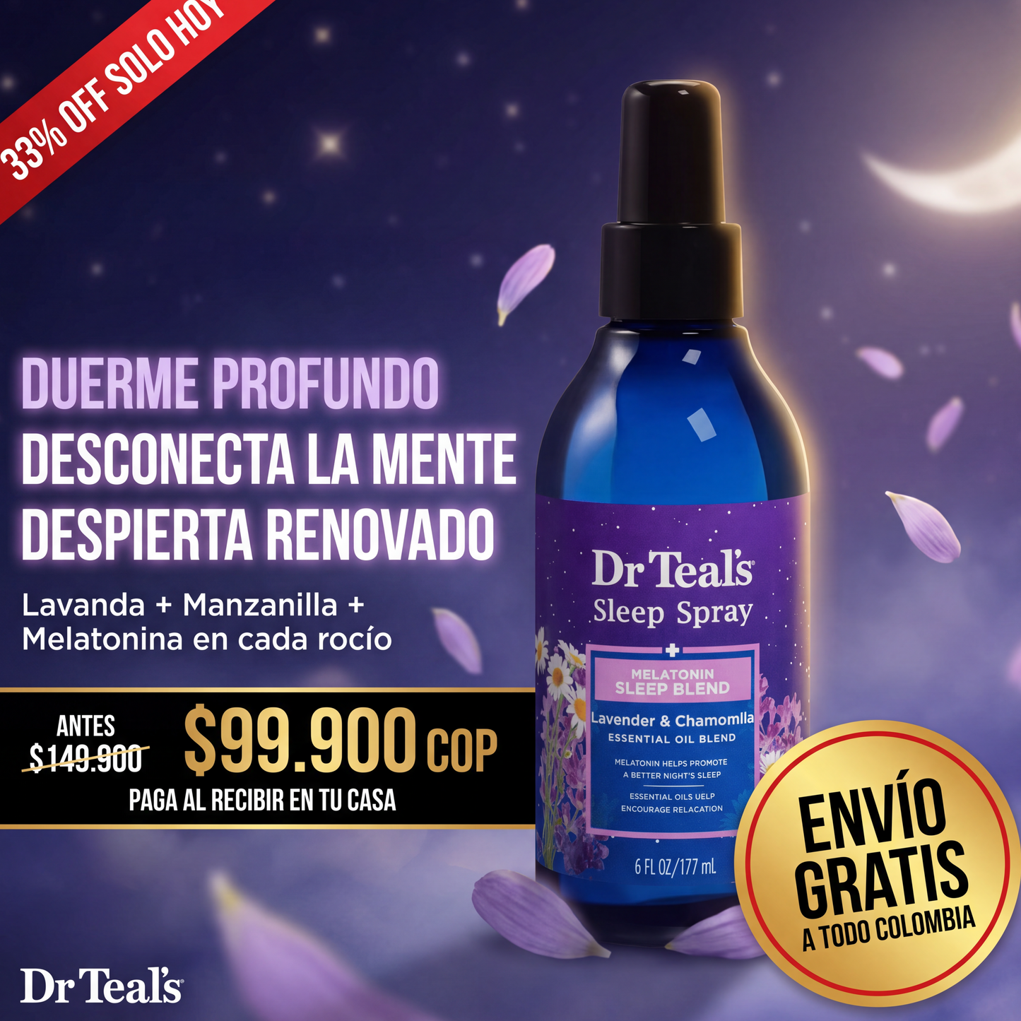 DreamMist™️ – Spray con Melatonina, Lavanda y Manzanilla ✅ ( GEMPAGES )