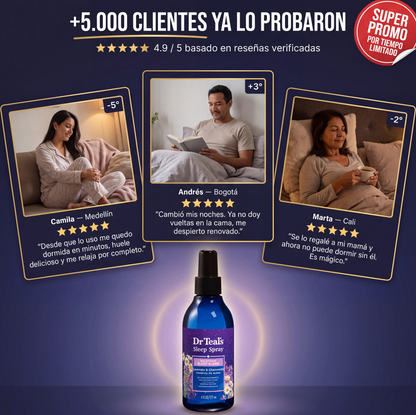 DreamMist™️ – Spray con Melatonina, Lavanda y Manzanilla ✅